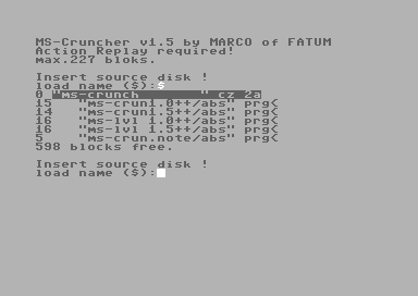 MS-Cruncher 1.5 Screenshot