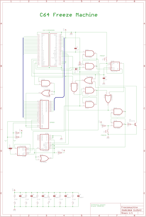 Freeze Machine schematics